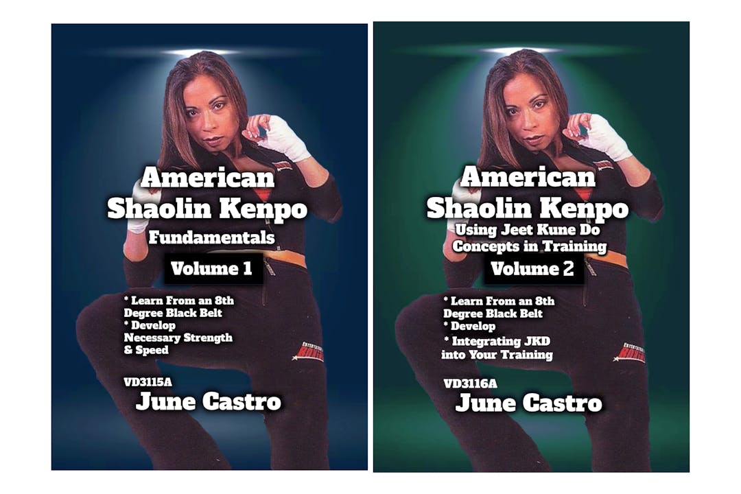 American Shaolin Kenpo 2 Vol Series by June Castro