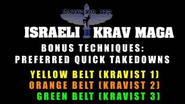 Krav Maga Combatives 2.7