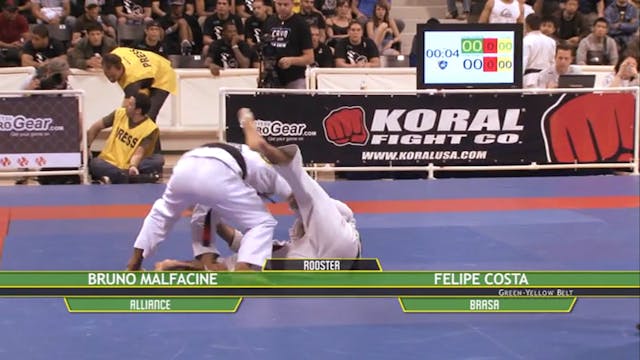 2009 BJJ Worlds 3 Mens  Black Belt Quarter & Semi Finals