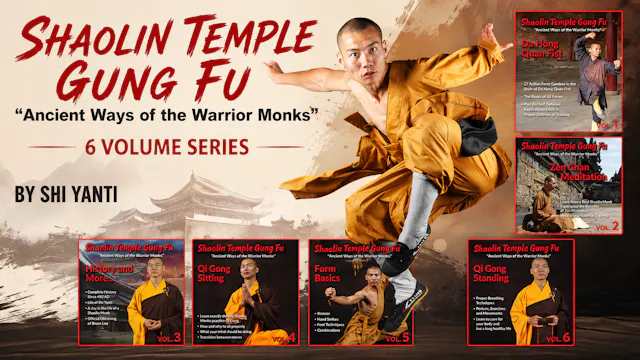 Shaolin Temple Gung Fu 6 Vol Series by Shi Yanti