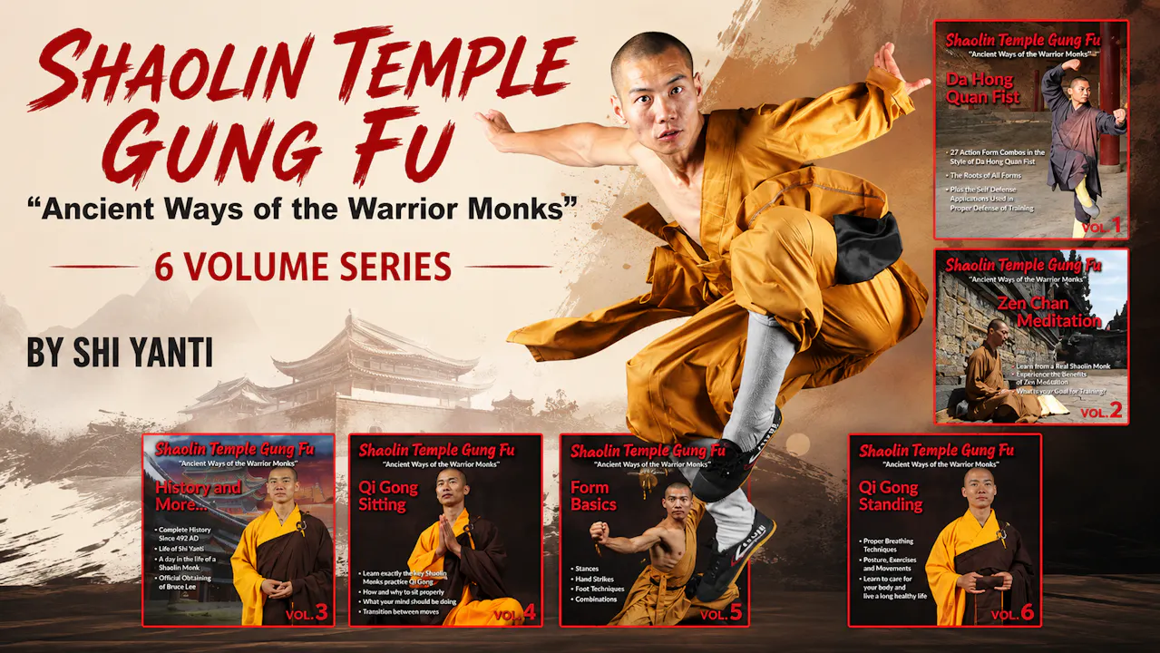 Shaolin Temple Gung Fu 6 Vol Series by Shi Yanti