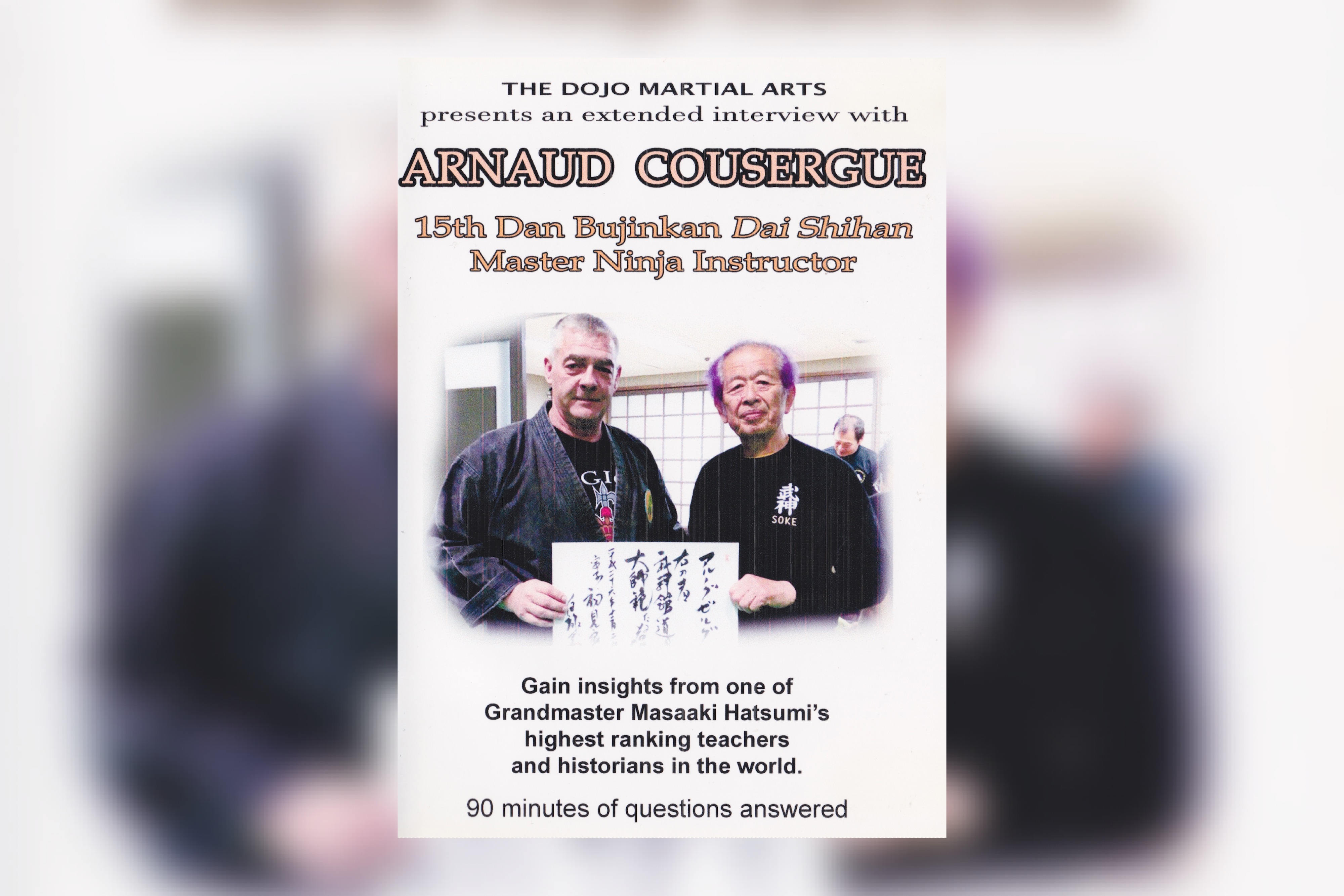 Arnaud Cousergue 15th Dan Bujinkan Interview