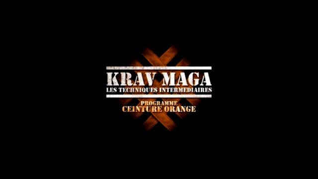 Krav Maga Intermediate Techniques Orange Belt Program