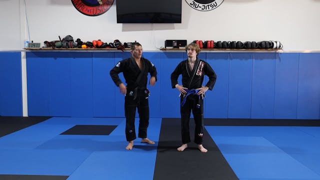 Ouchi Gari 4. Linear Set Up