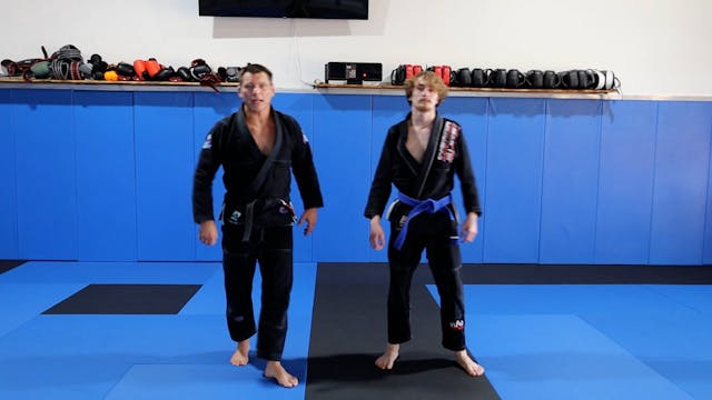 Ouchi Gari 10. Front head lock