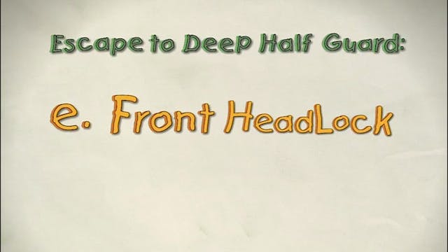 Vol 1e. Front Headlock