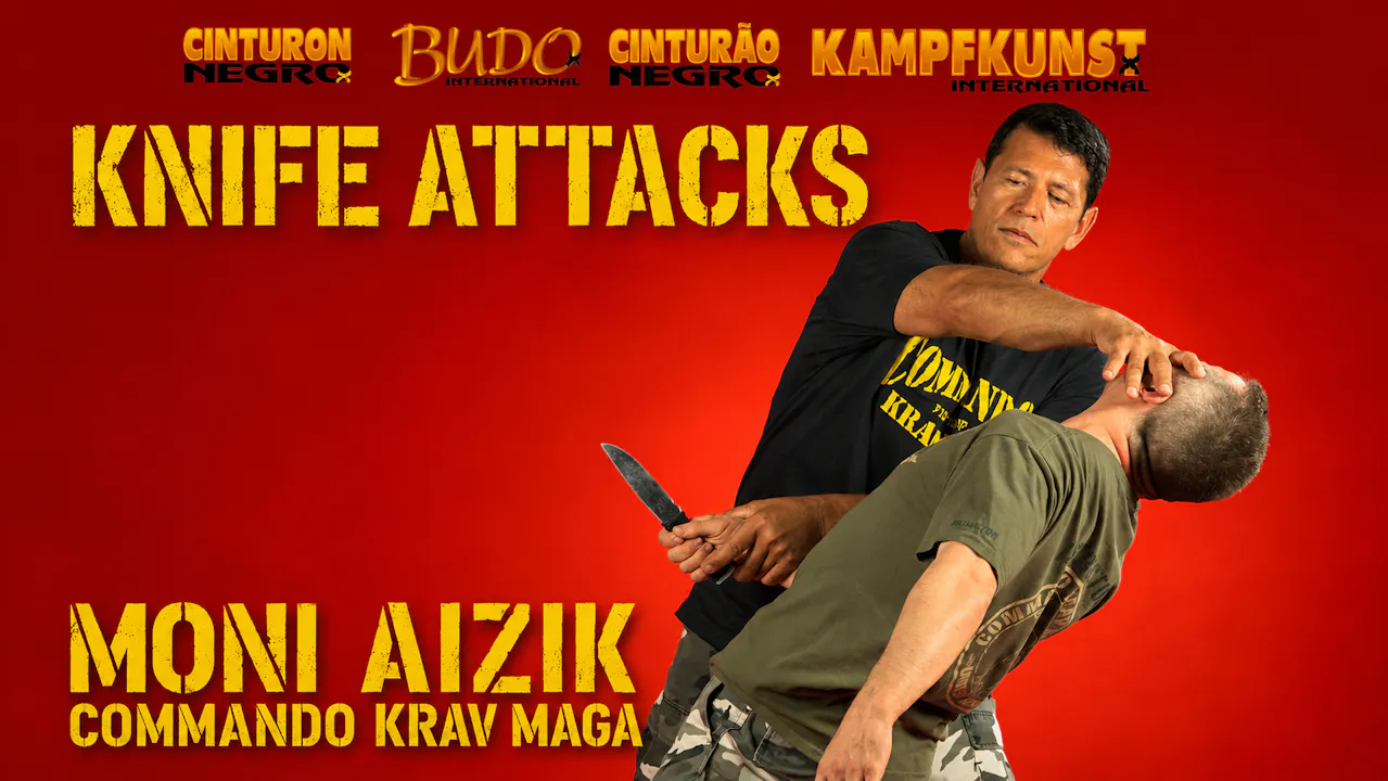 Commando Krav Maga Knife Attacks by Moni Aizik