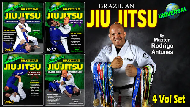 Universal BJJ 4 Vol Series by Rodrigo Antunes