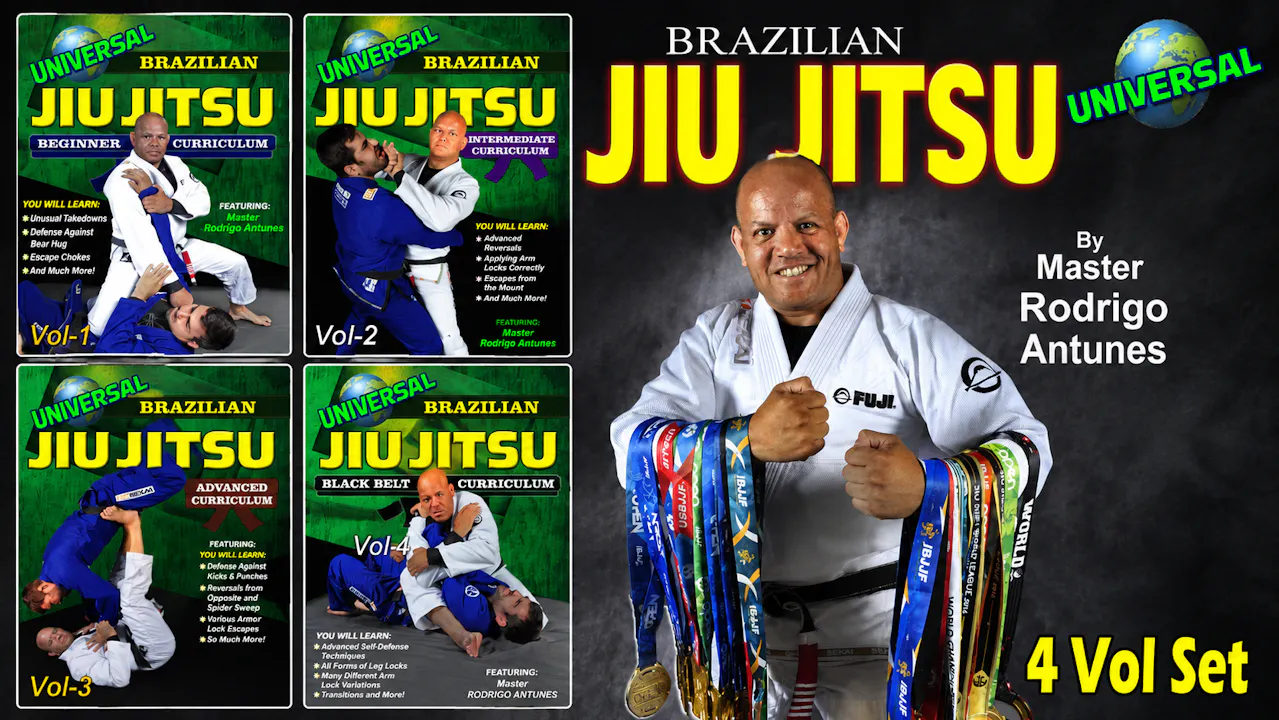 Universal BJJ 4 Vol Series by Rodrigo Antunes