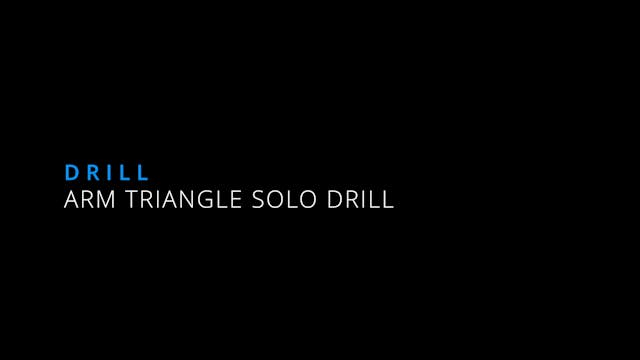 22. Arm Triangle Solo Drill - Counterattacks