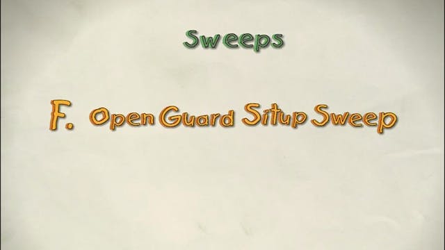 Vol 3 f. Open Guard Sit up Sweep