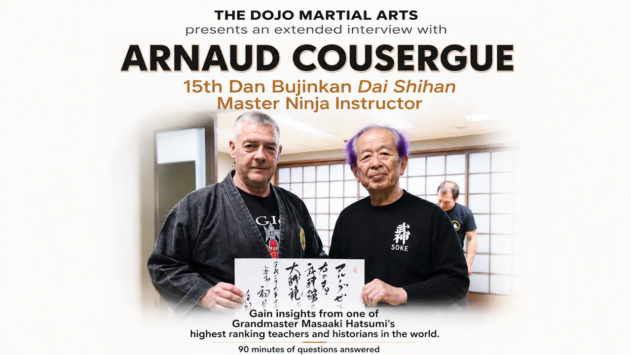 Arnaud Cousergue 15th Dan Bujinkan Interview