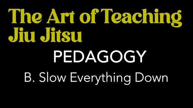 7. Nic G. Slow Everything Down
