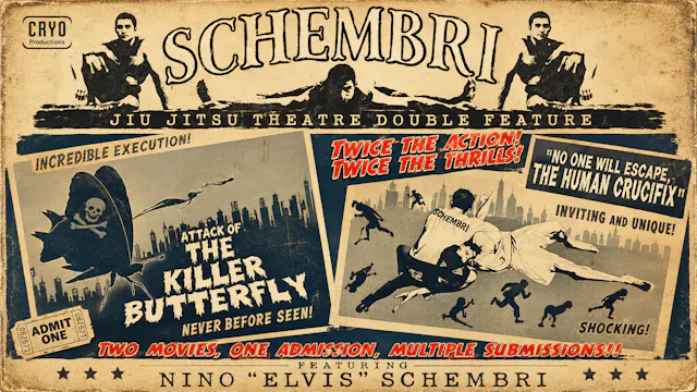 Killer Butterfly & Human Crucifix by Nino Schembri