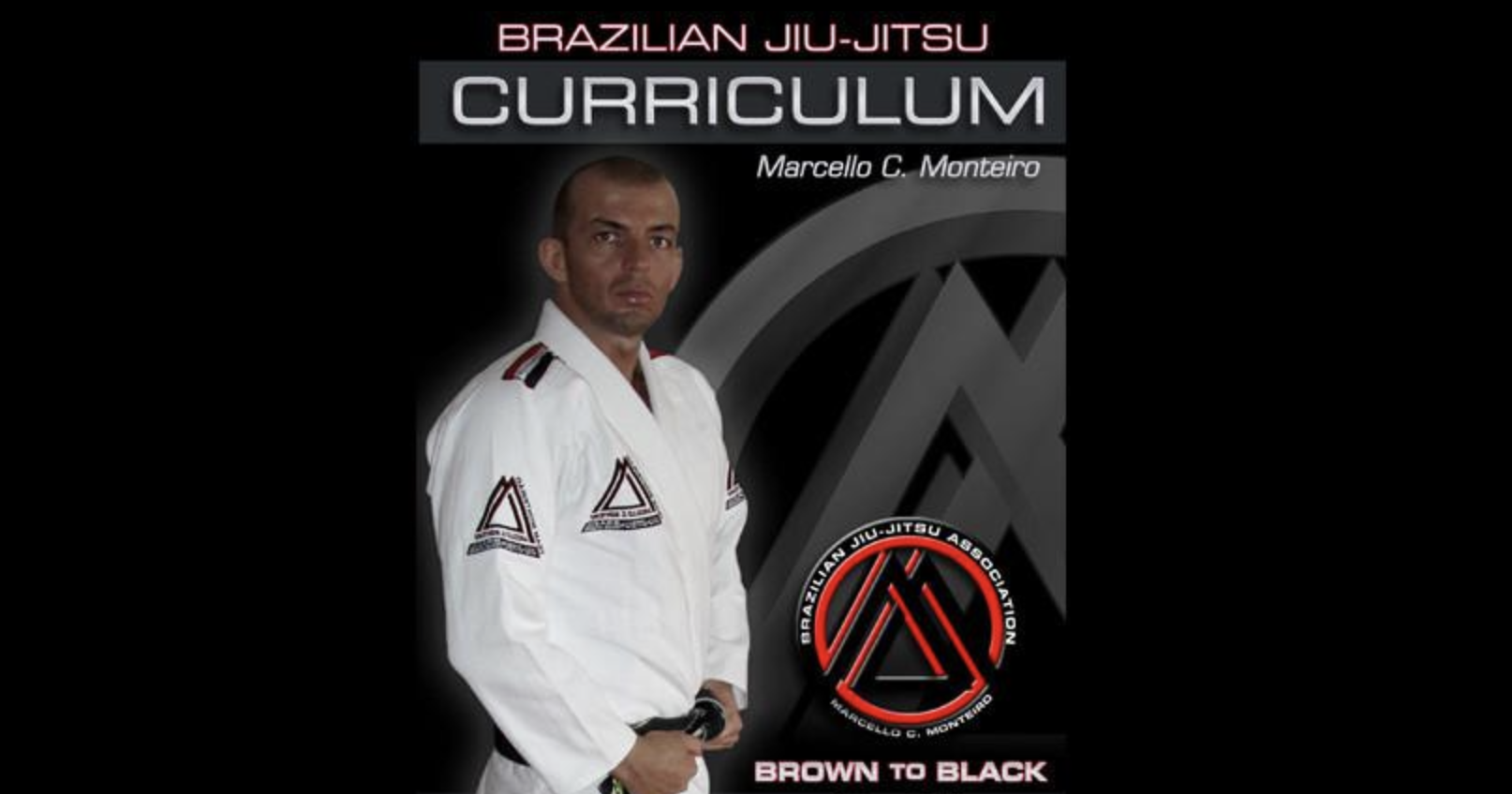 BJJ Curriculum Brown to Black by Marcello Monteiro