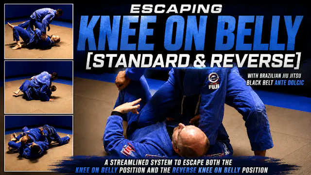 Escaping Knee on Belly and Reverse Knee on Belly
