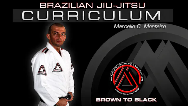 BJJ Curriculum Brown to Black by Marcello Monteiro