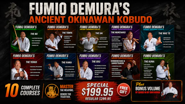 Okinawan Kobudo 11 Vol Series by Fumio Demura