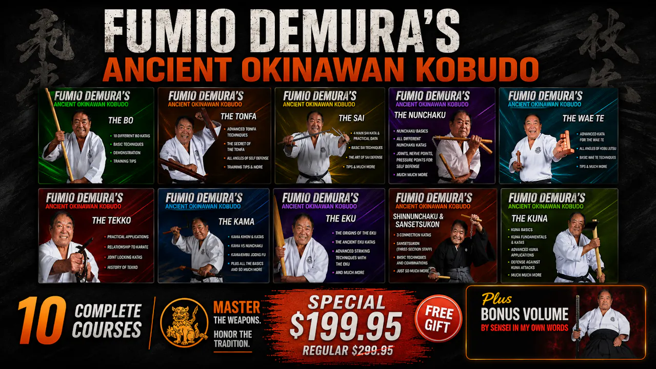 Okinawan Kobudo 11 Vol Series by Fumio Demura