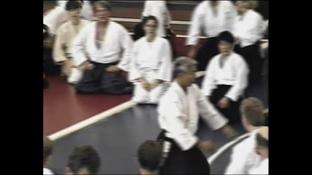 Aikido Moriteru Ueshiba Interview & Seminar