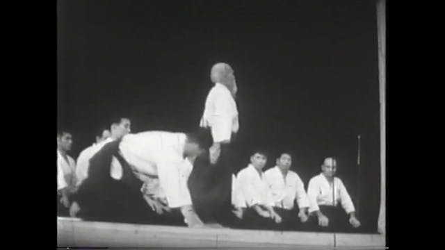 O-Sensei 5-4 All Japan Aikido Demo 1964