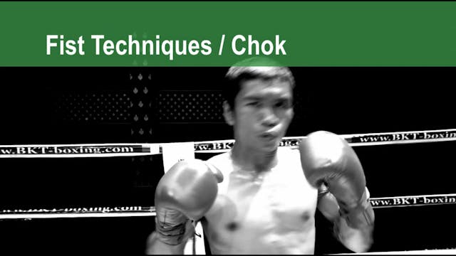 Muay Thai Basics 6 - 13  Fist Techniques