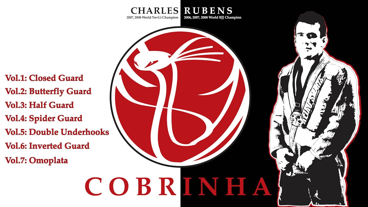 Cobrinha BJJ 7 Volume Set with Rubens Charles