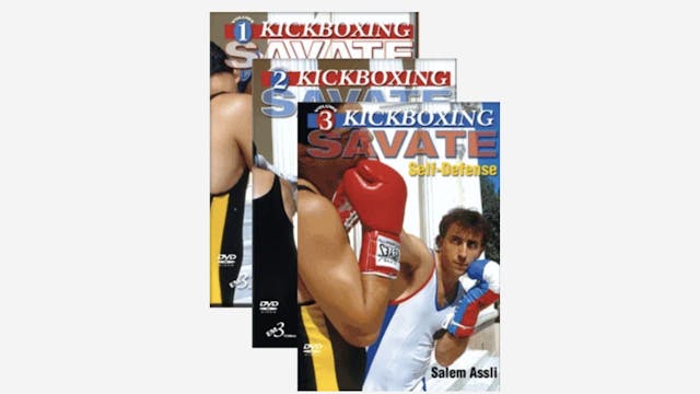 Kickboxing Savate 3 Vol Series by Salem Assli