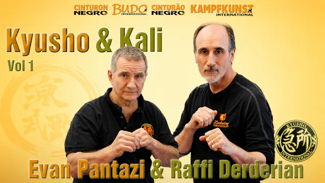 Kyusho and Kali Empty Hands Vol 1 by Evan Pantazi
