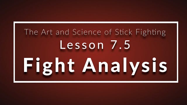 Art of Stick Fighting 7.5