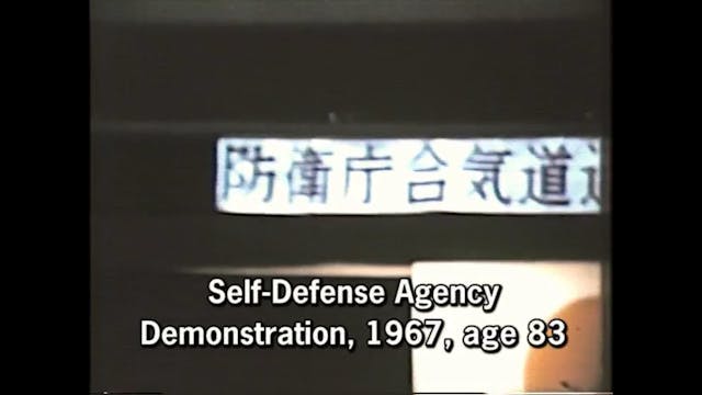 O-Sensei 5-9 Self Defense Agency Demo 1967