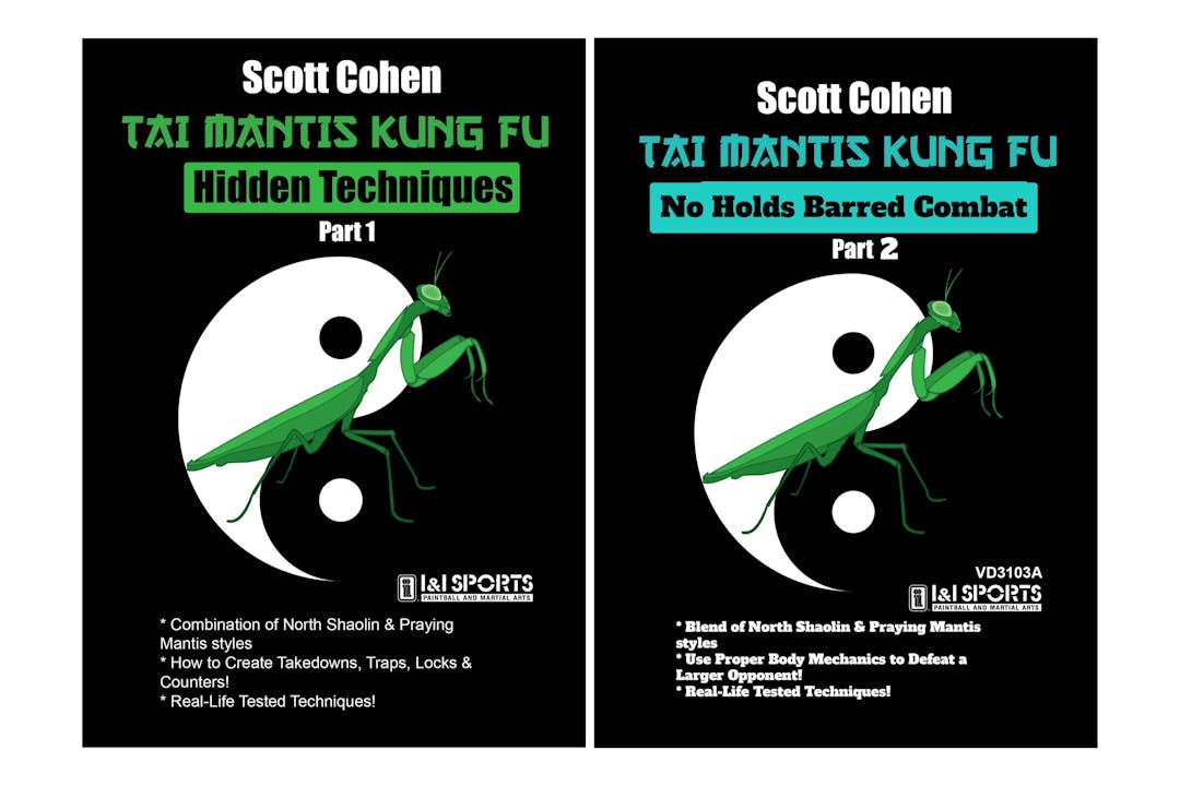 Tai Mantis Kung Fu 2 Vol Series by Scott Cohen