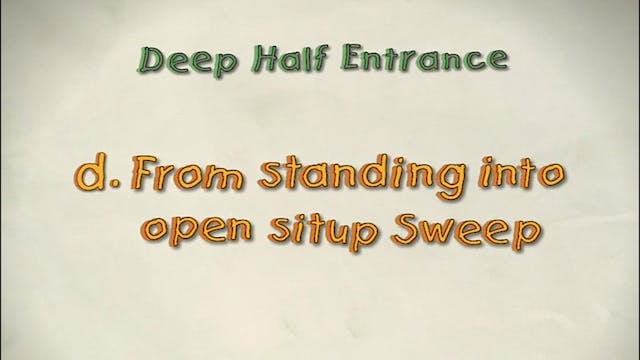 Vol 2 d. From Standing into Open Sit Up Sweep