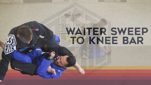 31. Waiter Sweep to KneeBar-Caderinha