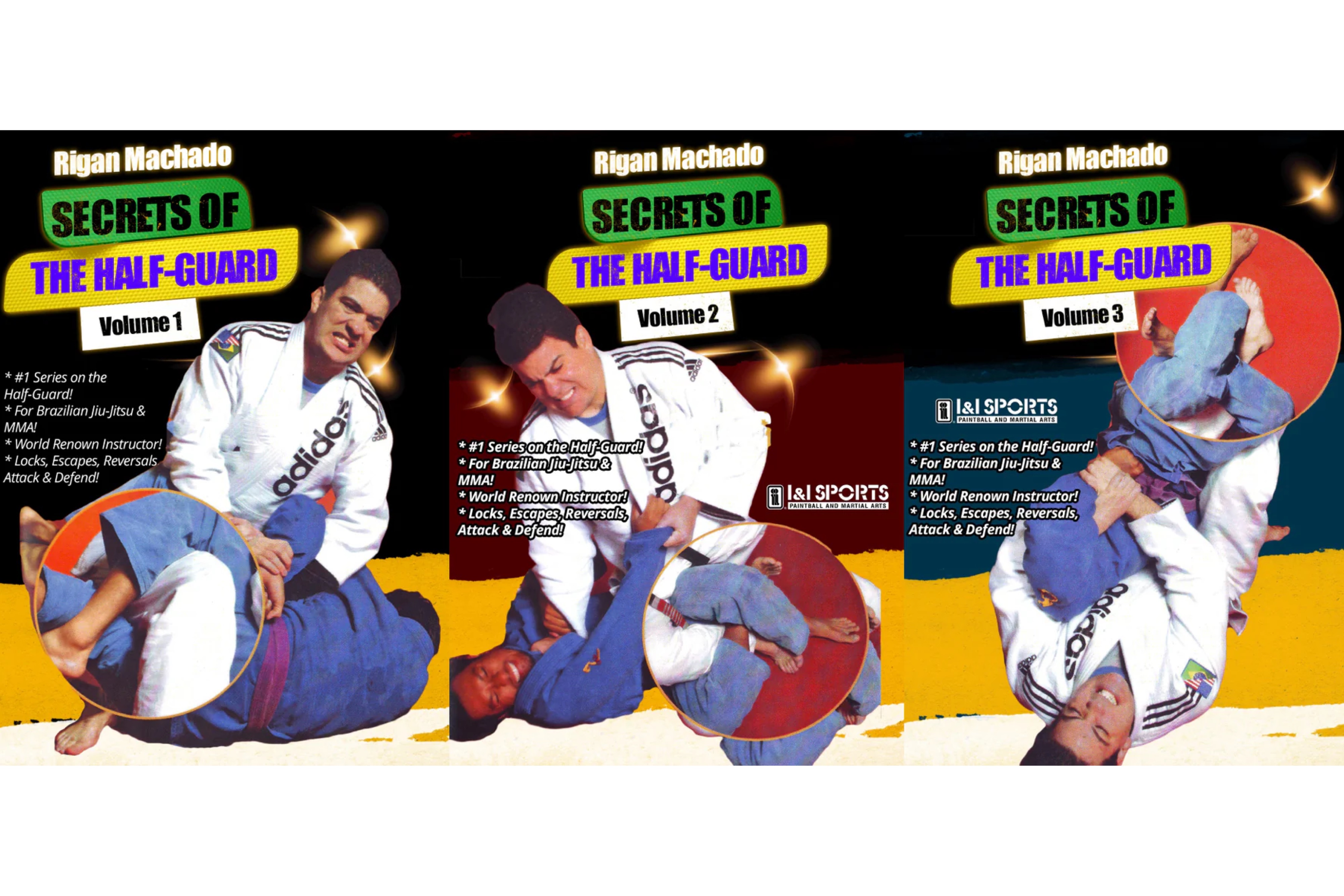 Secrets of the Half Guard Series by Rigan Machado