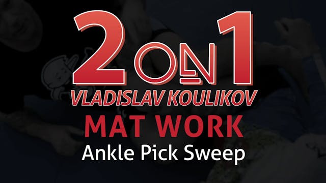 2 on 1 Mat Work 8 Ankle Pick Sweep