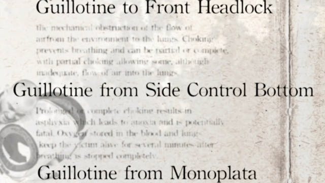 3 Guillotine to Side Control Darceped...