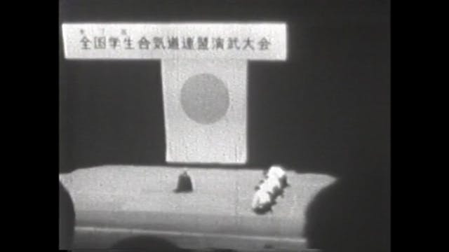 O-Sensei 5-6 Japan University Aikido Demo 1966