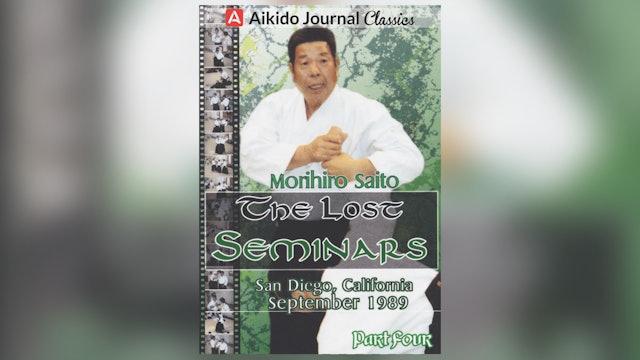 Lost Seminars 4: San Diego 1989 by Morihiro Saito
