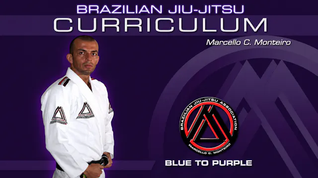 BJJ Blue to Purple Curriculum by Marcello Monteiro