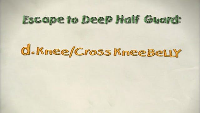Vol 1d. Knee on Belly Cross Knee Belly