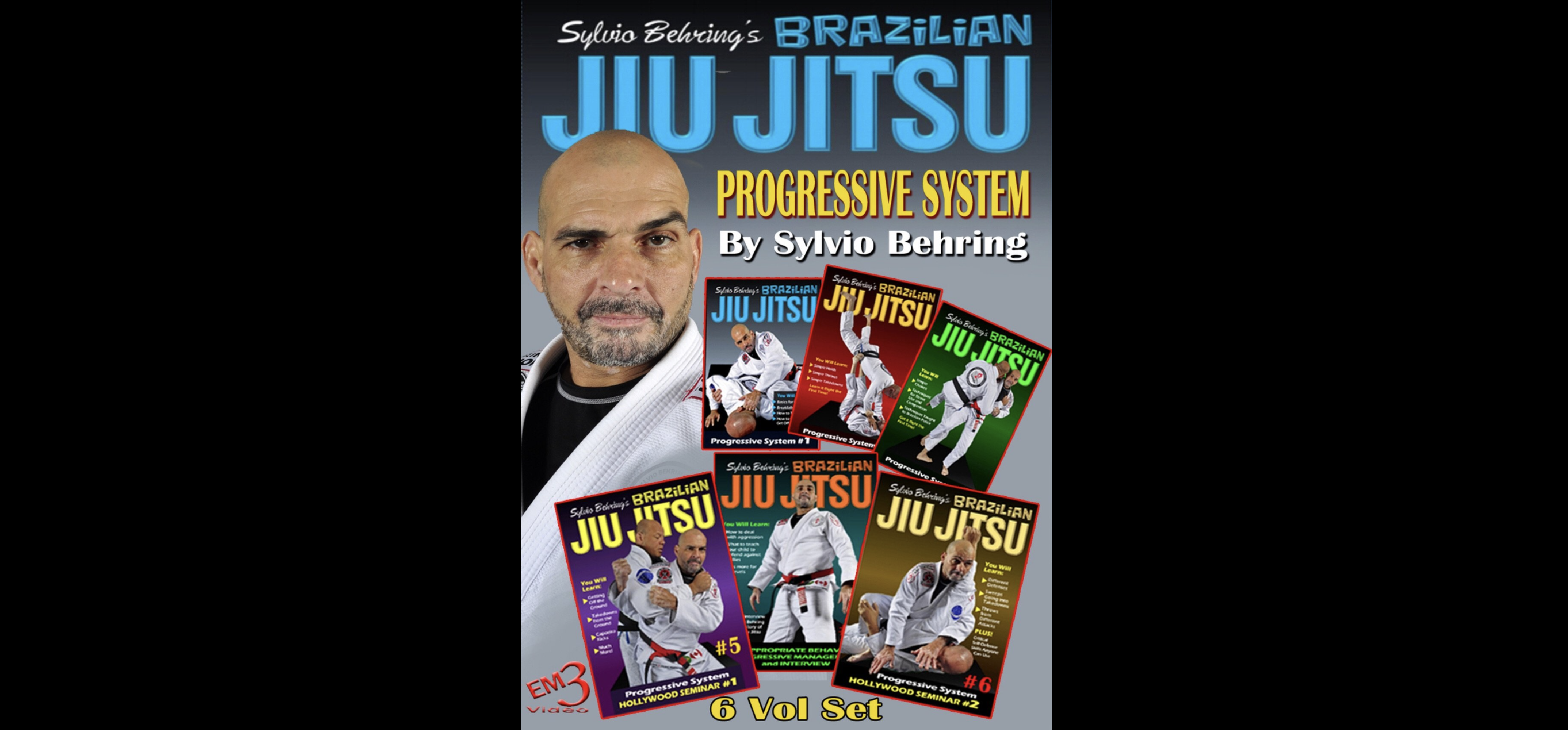 Progressive BJJ System 6 Vol Series Sylvio Behring