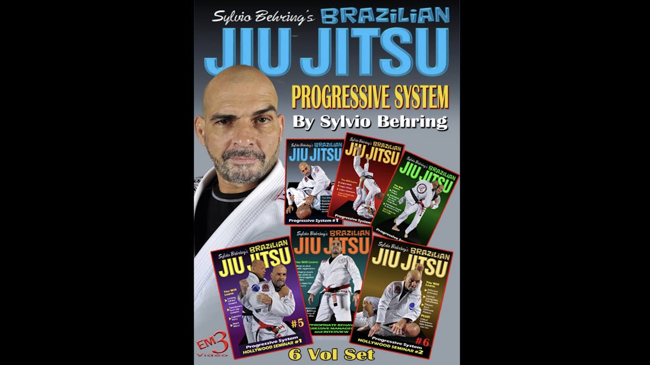 Progressive BJJ System 6 Vol Series Sylvio Behring