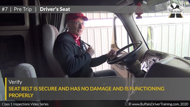 07. Pre Trip - Drivers's Seat