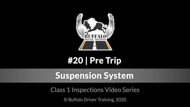 20. Pre Trip - Suspension