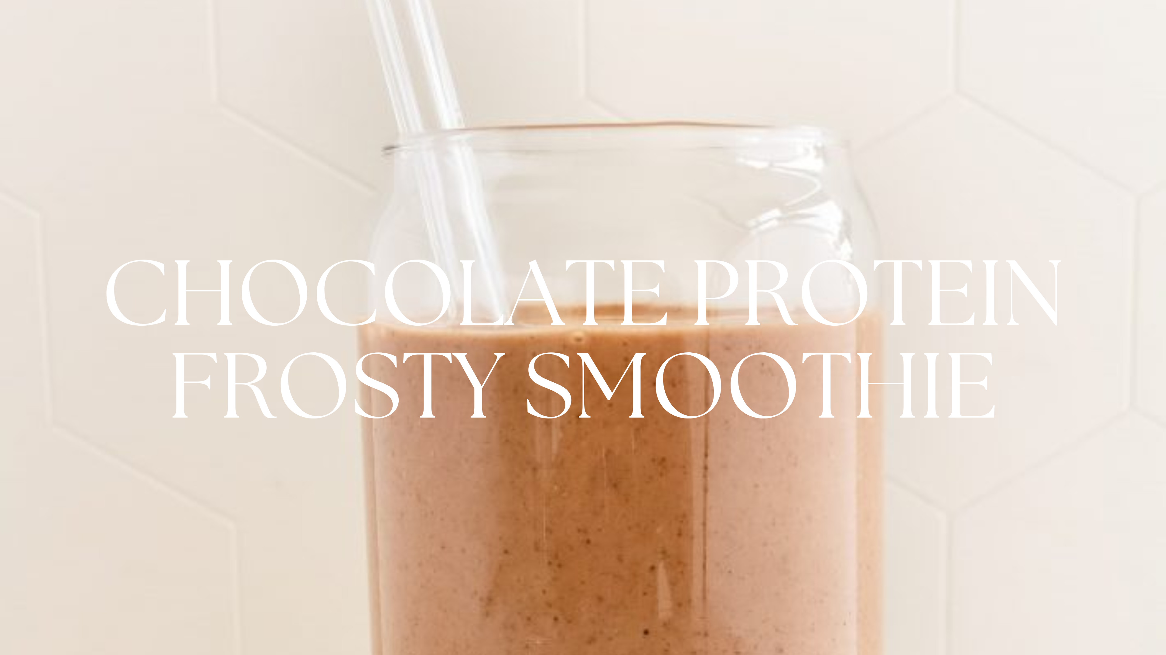 CHOCOLATE PROTEIN FROSTY
