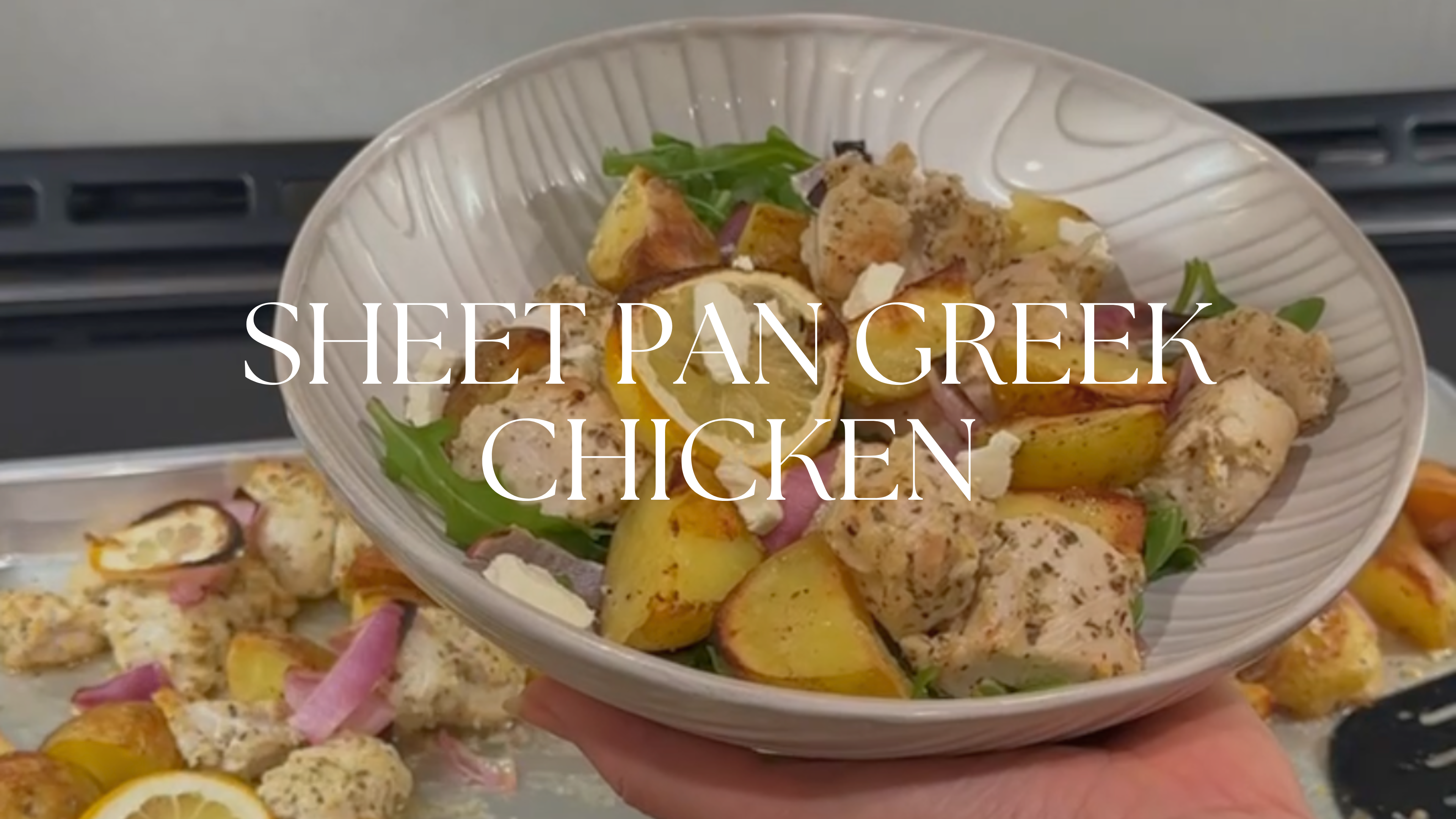 SHEET PAN GREEK CHICKEN
