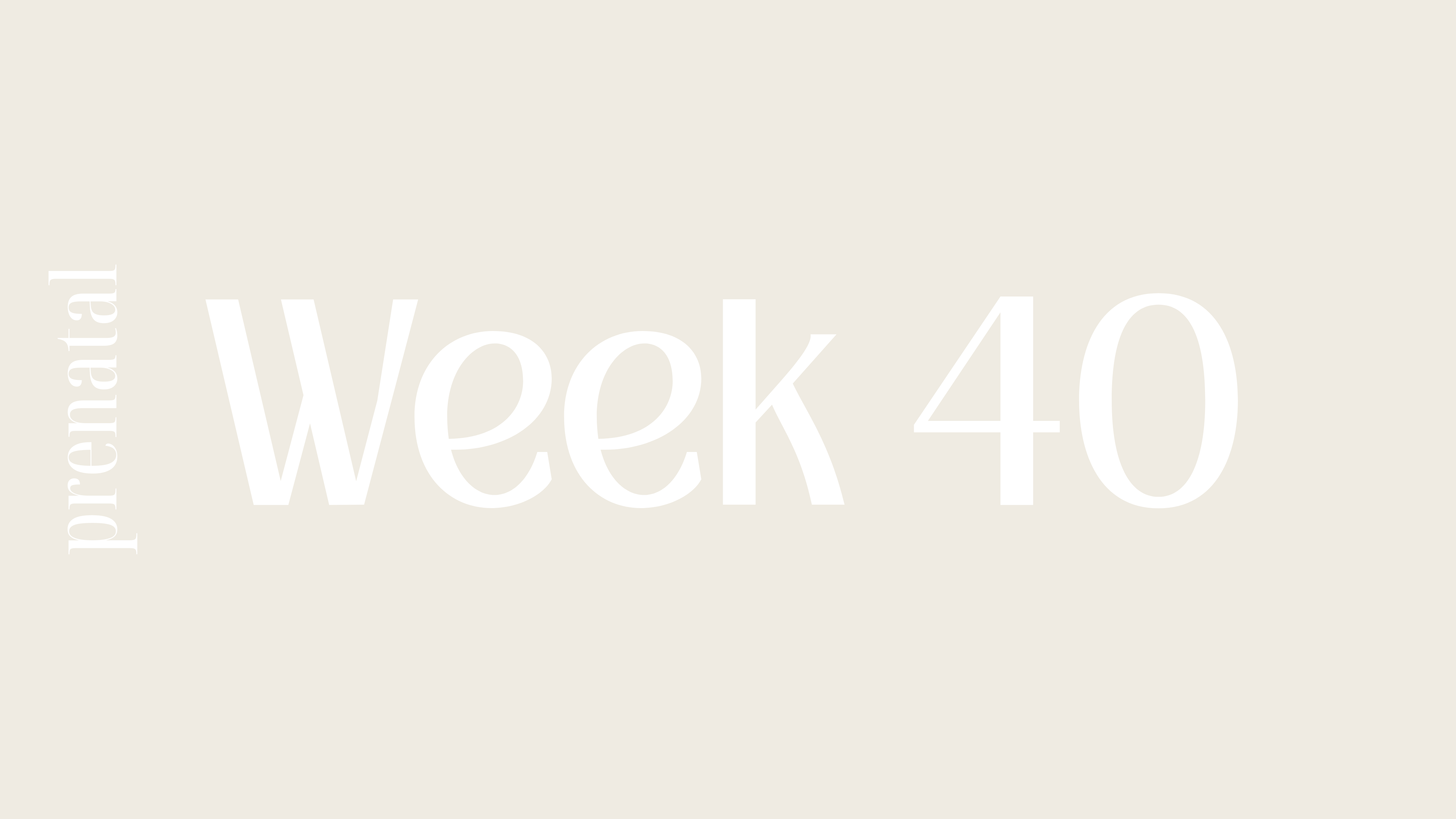 WEEK 40