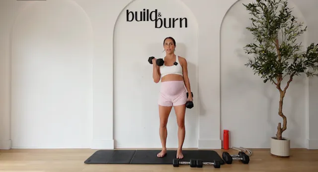 Third Trimester Back Biceps & Core