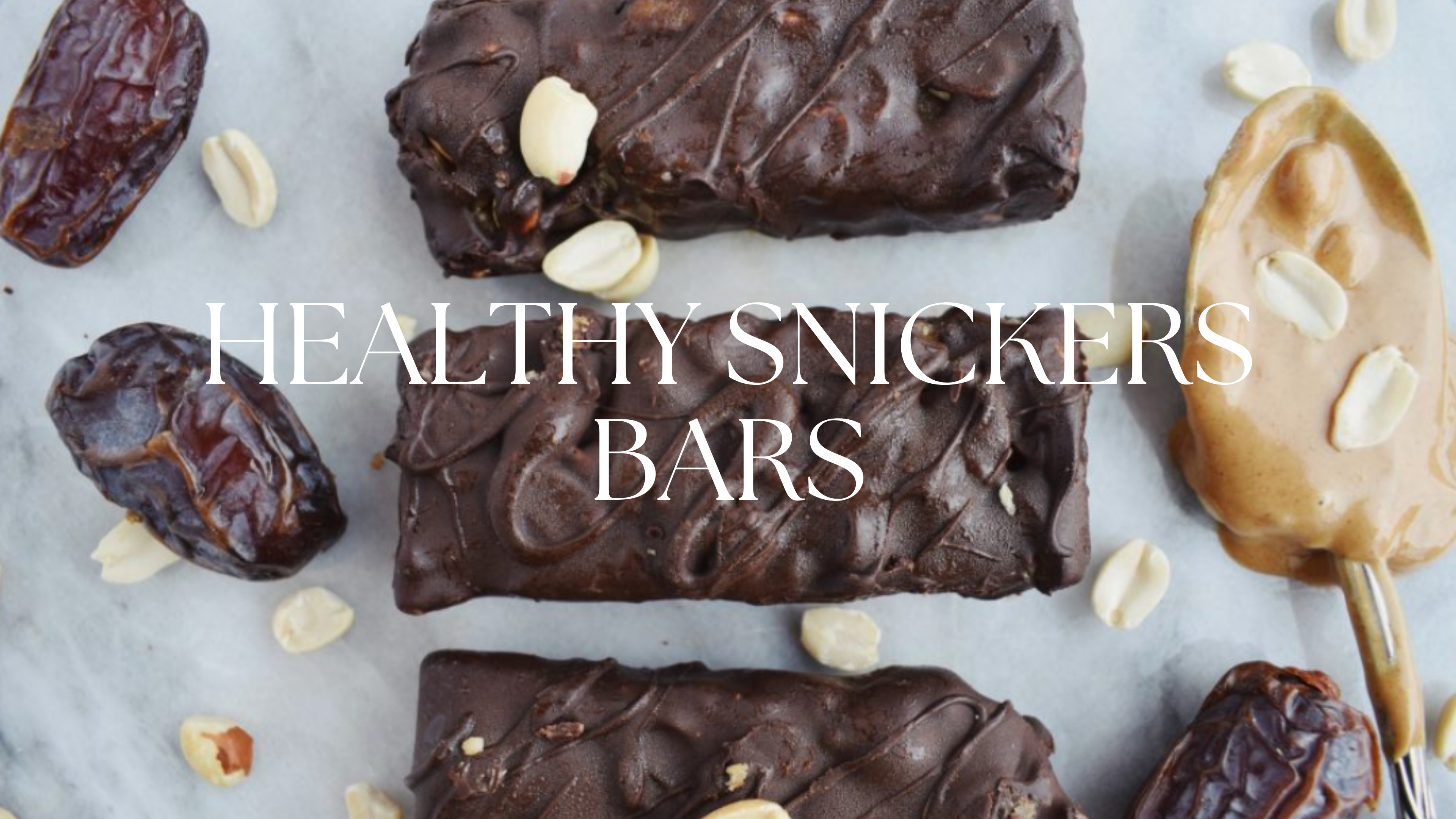 HEALTHY SNICKERS BARS
